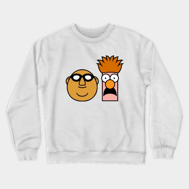 Bunsen And Beaker Crewneck Sweatshirt by thriftjd